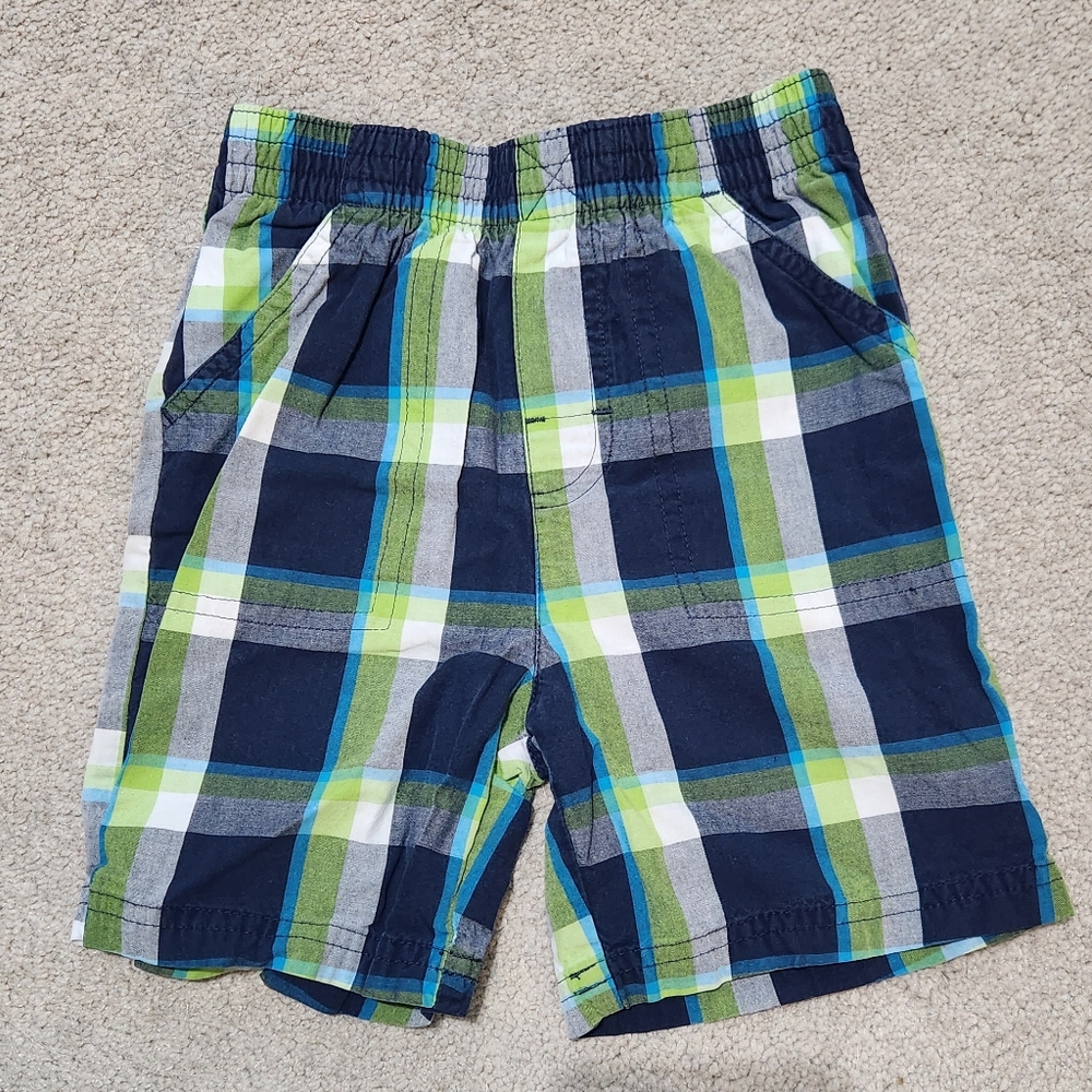 Plaid boys shorts